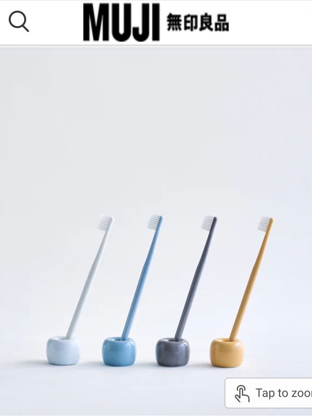 Muji Toothbrush Stand